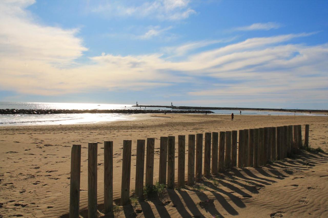 South-Of-France T2 Neuf Haut De Gamme, Climatise, Parking Gratuit, 2Eme Ligne Balcon Carnon-Plage Buitenkant foto